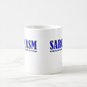 Tasse drôle battant le sarcasme (Centre)