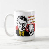 Tasse Drôle Café Caféine Vitamine (Gauche)