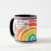 Tasse drôle Café Meilleur Cadeau d'ami "Âge/Vin" (Devant gauche)