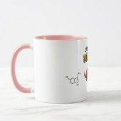 Tasse Drôle Cerveau Sérotonine (Gauche)