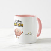 Tasse Drôle Cerveau Sérotonine (Devant droit)