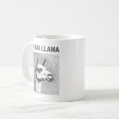 Tasse drôle classique Lama dramatique (Devant gauche)