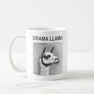 Tasse drôle classique Lama dramatique