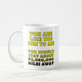 Tasse drôle comme le soleil (Gauche)