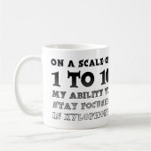 Tasse Drôle Concentré De 1 À 10 (Gauche)
