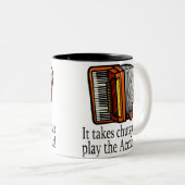 Tasse drôle d'accordéon (Devant droit)