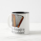 Tasse drôle d'accordéon (Devant gauche)
