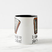 Tasse drôle d'accordéon (Centre)