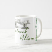 Tasse drôle d'aliens de plouc (Devant droit)