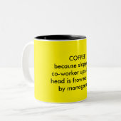 Tasse drôle d'amants de café (Devant gauche)