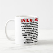 Tasse Drôle d'Annonce de Méchant (Gauche)