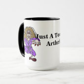 Tasse drôle d'arthrite de zombi (Devant gauche)
