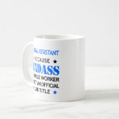 Tasse drôle d'assistant dentaire - guérisseur de (Devant gauche)