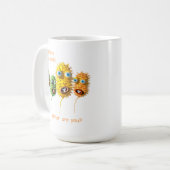 Tasse drôle de bactéries (Devant gauche)