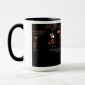 Tasse drôle de bande dessinée de cheval (Gauche)