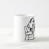 Tasse drôle de bande dessinée de dentiste (Centre)