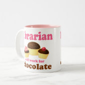 Tasse drôle de bibliothécaire (Devant gauche)