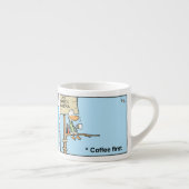 Tasse drôle de café express d'humour d'aviation (Droite)