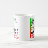 Tasse Drôle de Café Mètre (Centre)