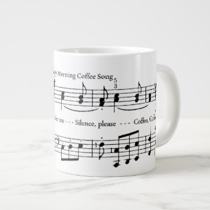 Tasse drôle de chanson de café de lundi