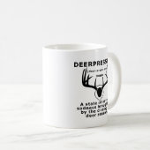Tasse drôle de chasse contre la dépression (Devant droit)