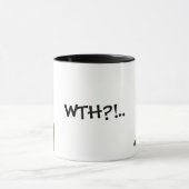 Tasse drôle de chat (Centre)