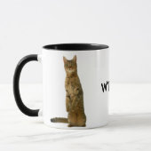 Tasse drôle de chat (Gauche)