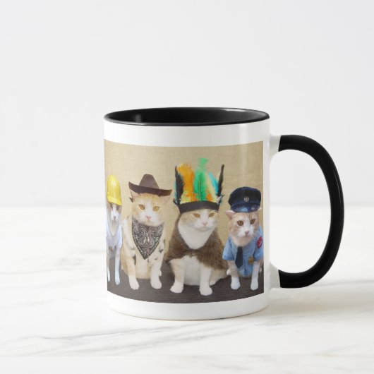 Tasse drôle de chat (Droite)
