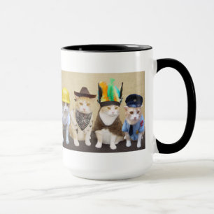 Tasse drôle de chat