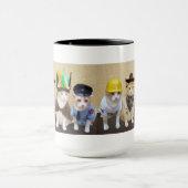 Tasse drôle de chat (Centre)