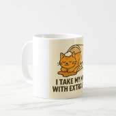 Tasse drôle de chat  (Devant gauche)