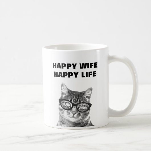 Tasse drôle de chat de citation de mariage de la (Droite)
