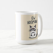 Tasse drôle de chat « Ew Hoomans » (Devant droit)