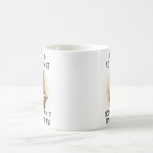 Tasse drôle de chat 'Laisse Dieu faire' (Centre)