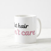 Tasse drôle de chat mignon Je m'en fiche (Devant droit)