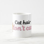 Tasse drôle de chat mignon Je m'en fiche (Centre)