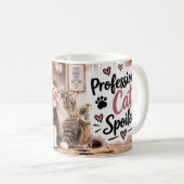 Tasse drôle de chat professionnel spoiler Chats mi (Devant droit)