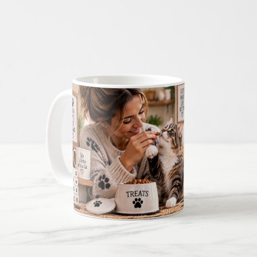 Tasse drôle de chat professionnel spoiler Chats mi (Devant gauche)