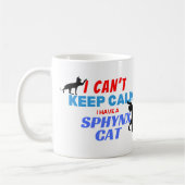 Tasse drôle de chat Sphynx (Gauche)