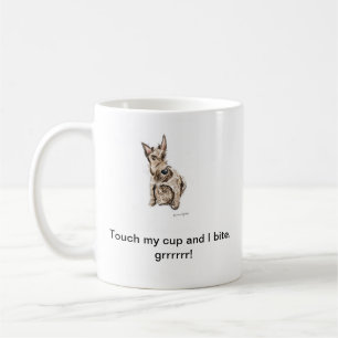 Tasse drôle de chien