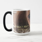 Tasse drôle de chien coupable Chiweenie - C'était  (Gauche)