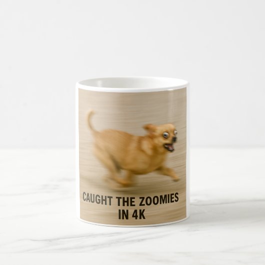tasse drôle de chien courant (Centre)
