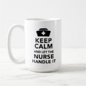 Tasse drôle de citations d'infirmière pour rester (Gauche)