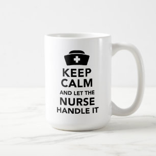 Tasse drôle de citations d'infirmière pour rester