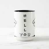 Tasse drôle de cochon Peekaboo (Centre)