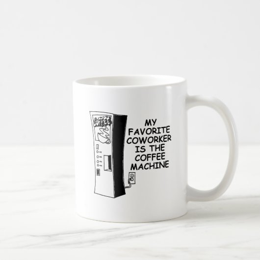 Tasse Drôle de Collègue de Machine à Café (Droite)