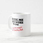Tasse Drôle de Complot Méchant (Devant gauche)