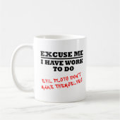 Tasse Drôle de Complot Méchant (Gauche)