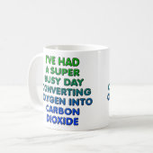 Tasse drôle de conversion d'oxygène ou mug de voya (Devant gauche)