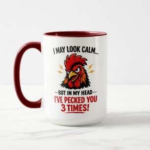 Tasse drôle de coq collègue de travail Je peux a